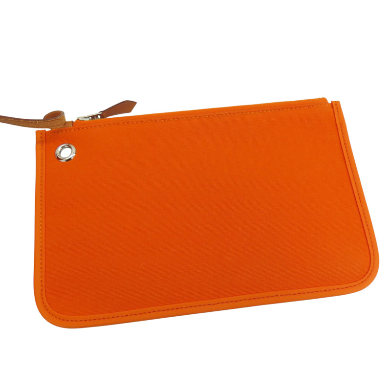 橘色 帆布 Herbag 31 兩用包 口P刻【HERMES 愛馬仕】 口P-4