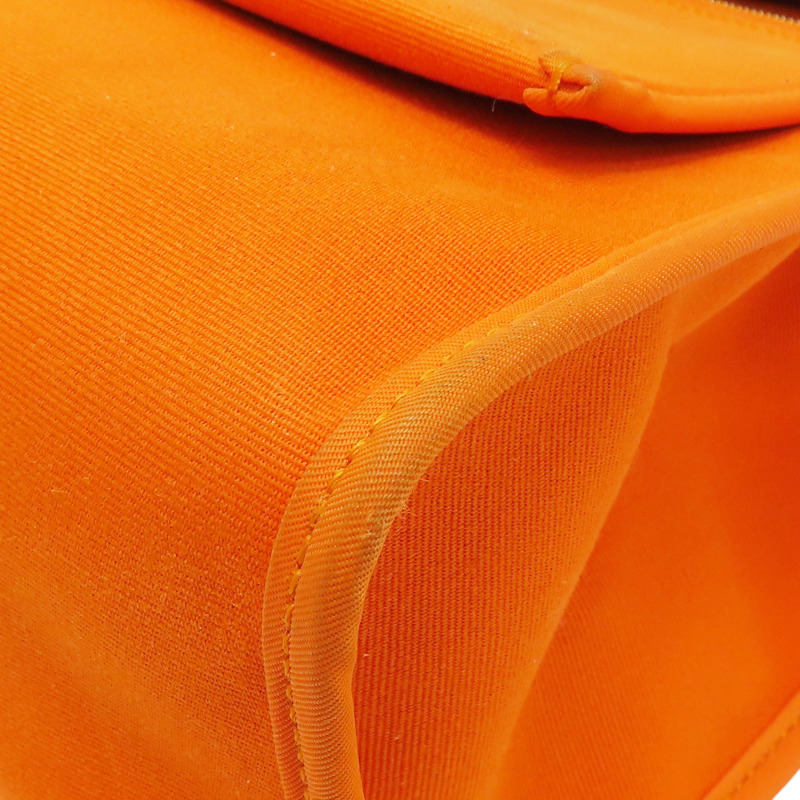 橘色 帆布 Herbag 31 兩用包 口P刻【HERMES 愛馬仕】 口P-13