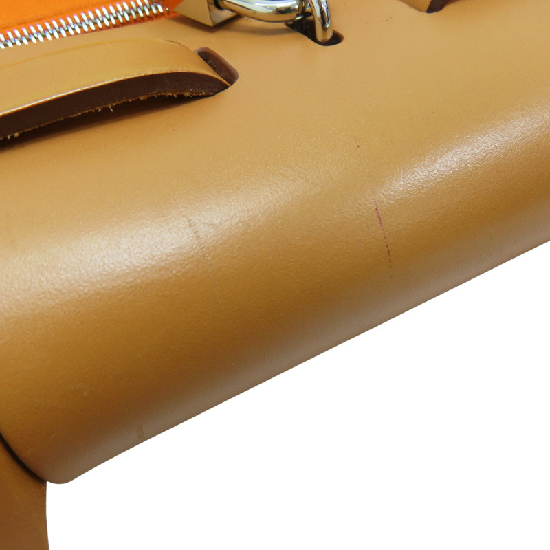 橘色 帆布 Herbag 31 兩用包 口P刻【HERMES 愛馬仕】 口P-15