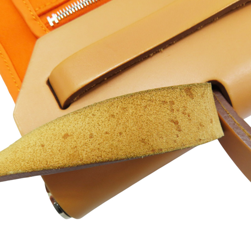 橘色 帆布 Herbag 31 兩用包 口P刻【HERMES 愛馬仕】 口P-16