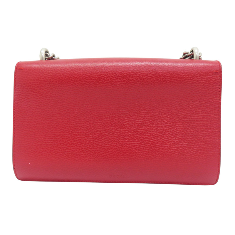 紅色 牛皮 肩背杯【GUCCI 古馳】 400249-1