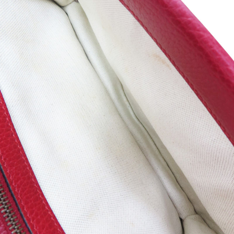 紅色 牛皮 肩背杯【GUCCI 古馳】 400249-4