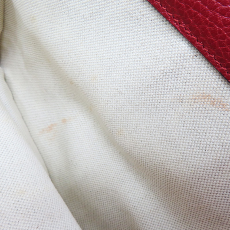 紅色 牛皮 肩背杯【GUCCI 古馳】 400249-7