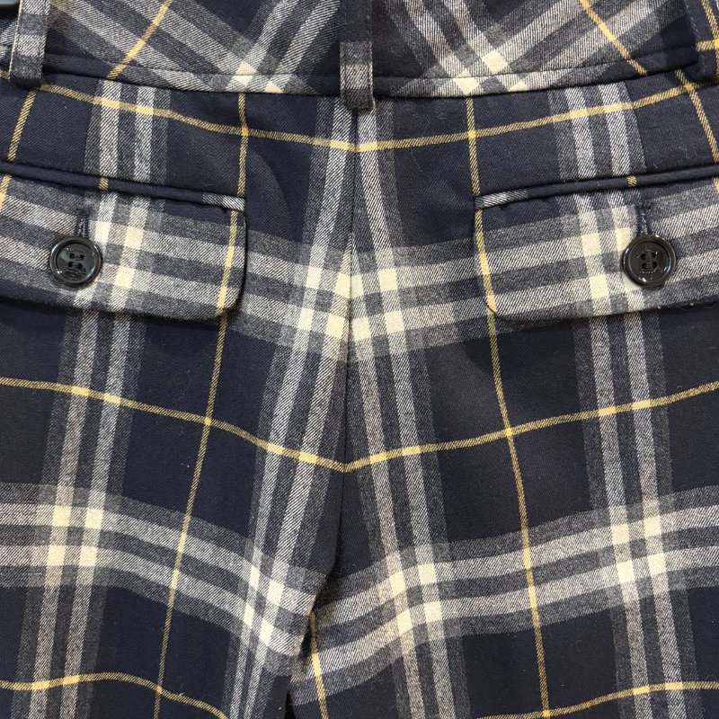 【美收精品】BURBERRY 藍白黃色格紋長褲 4-193【隔月月中將轉賣至日本 上架期限30天】-2