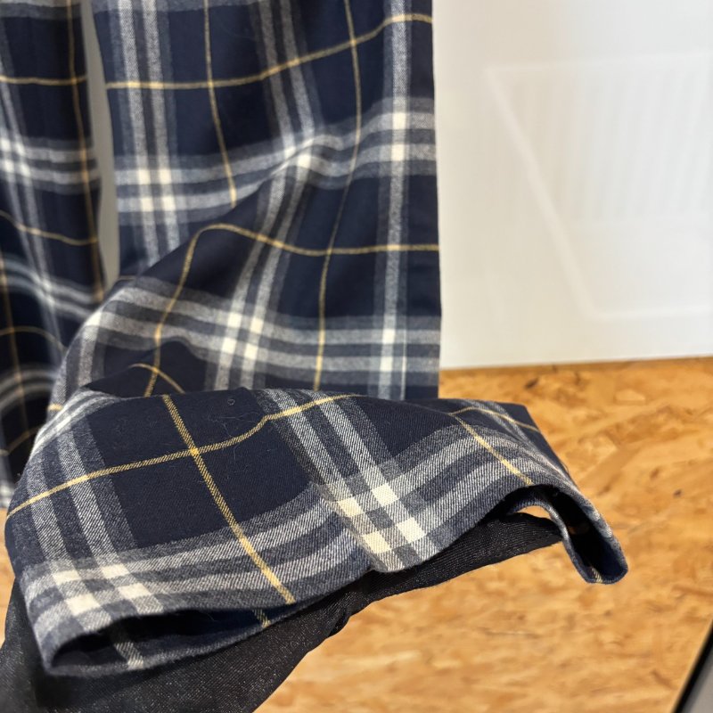 【美收精品】BURBERRY 藍白黃色格紋長褲 4-193【隔月月中將轉賣至日本 上架期限30天】-6