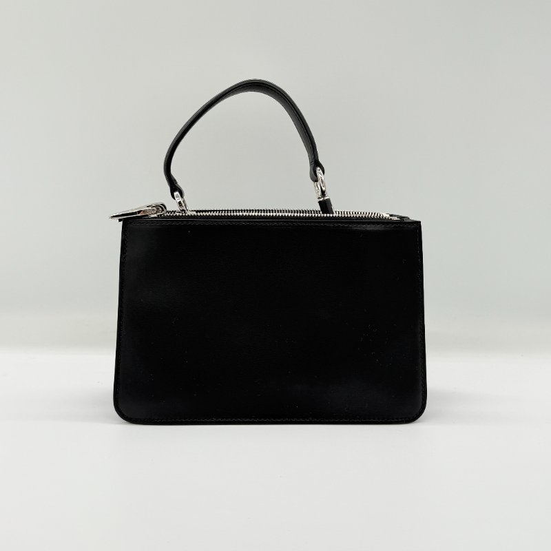 【CP 精選🌟小編推薦】Prada 普拉達 Saffiano 黑色 牛皮 銀扣 肩背袋 肩帶小包（可以拆卸）三合一 斜挎包 單肩包 手提包-3