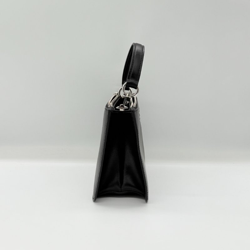 【CP 精選🌟小編推薦】Prada 普拉達 Saffiano 黑色 牛皮 銀扣 肩背袋 肩帶小包（可以拆卸）三合一 斜挎包 單肩包 手提包-6