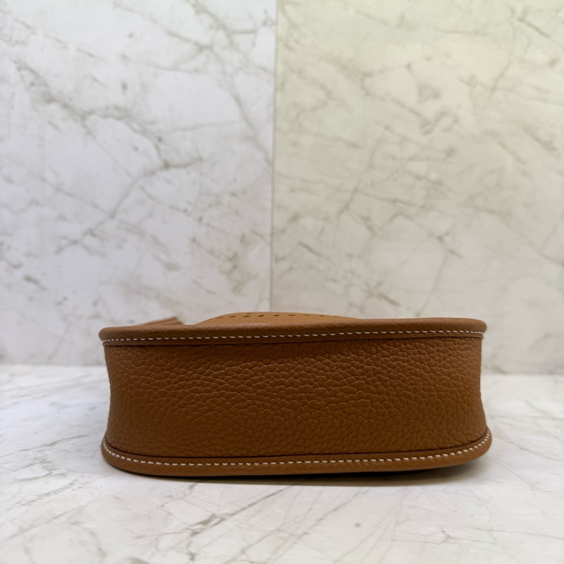 HERMES MINI EVELYNE金棕金釦_U刻-4