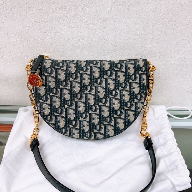 Dior callisto hobo 藍色老花腋下包-0