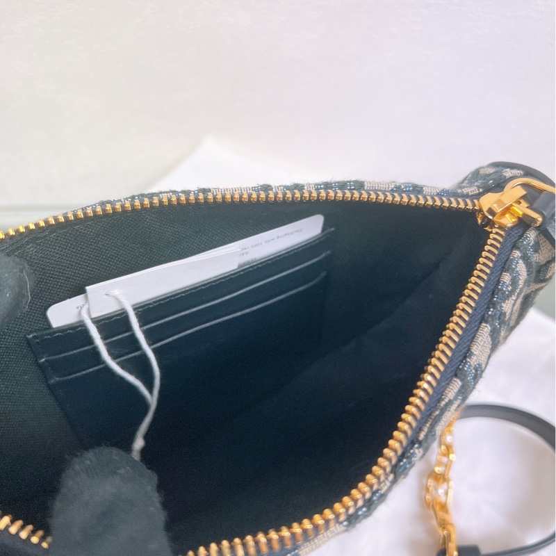 Dior callisto hobo 藍色老花腋下包-10