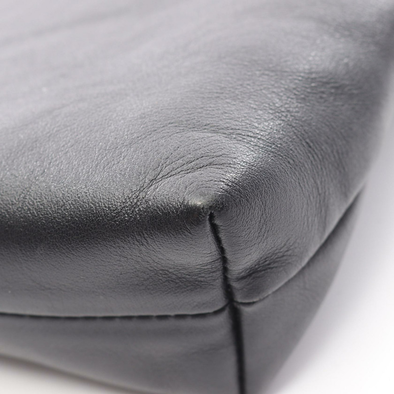 Miu Miu 托特鏈條單肩包 5BC114 黑色皮革二手女款-7