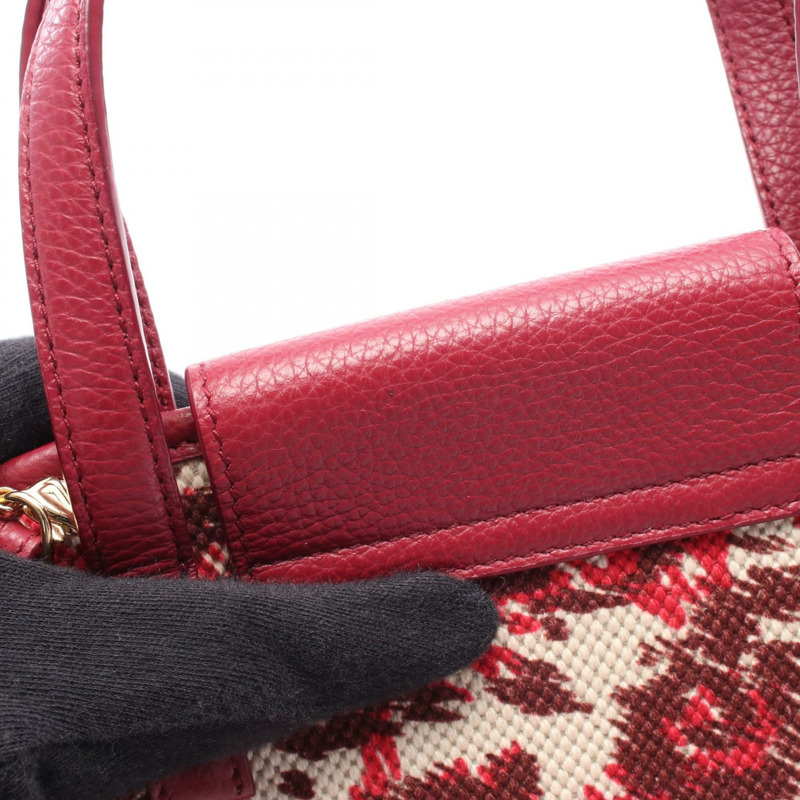 Salvatore Ferragamo Double Gancini Iconic Mini 斜背包 22 0395 帆布-5