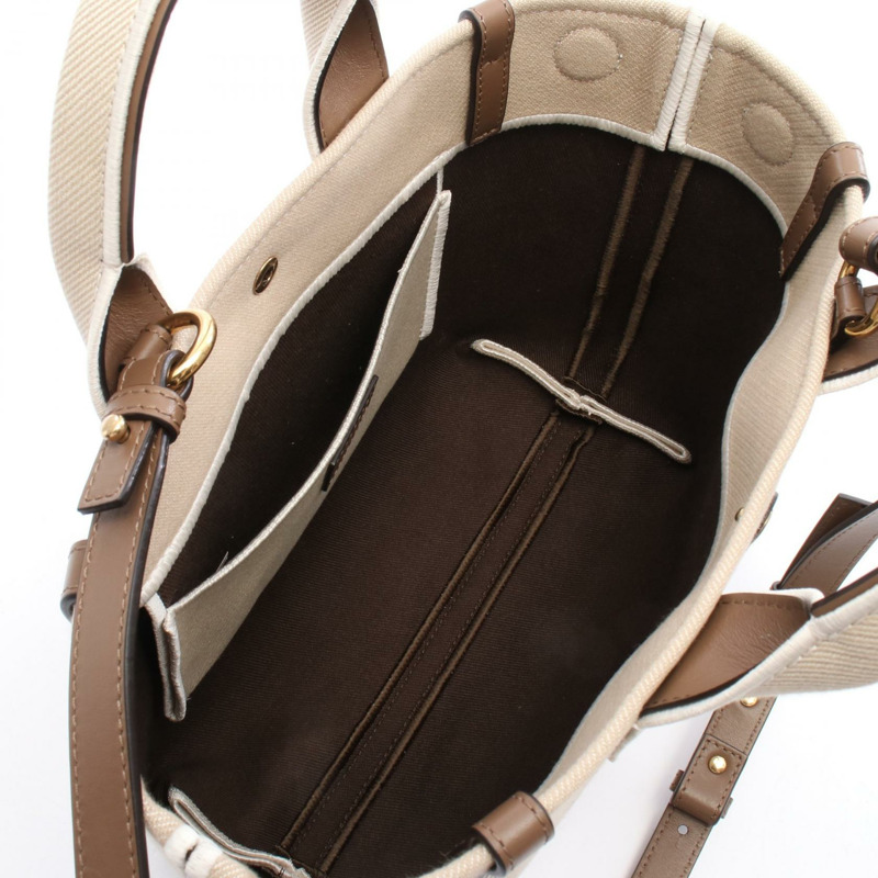 Chloe CARRY 小號托特單肩斜背包 CH25US911P1924P 帆布皮革-2