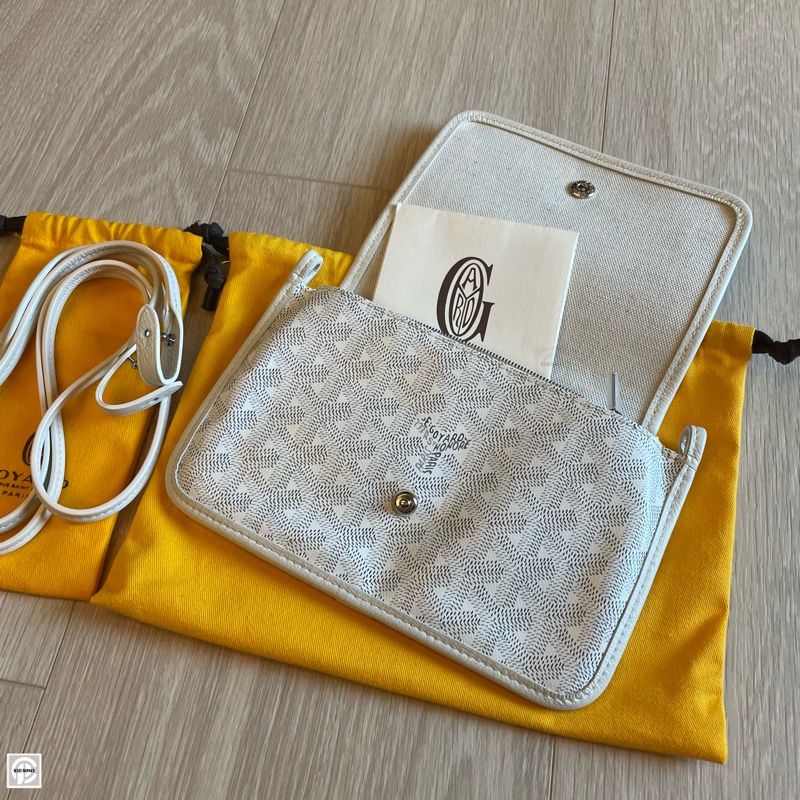 GOYARD PLUMET 白色信封包-1