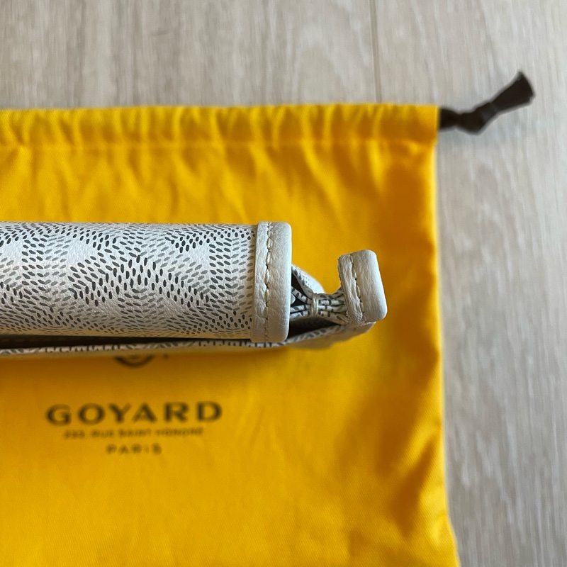 GOYARD PLUMET 白色信封包-7