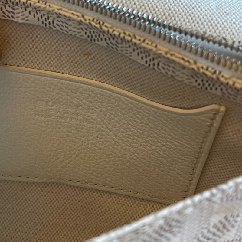 GOYARD PLUMET 白色信封包-12