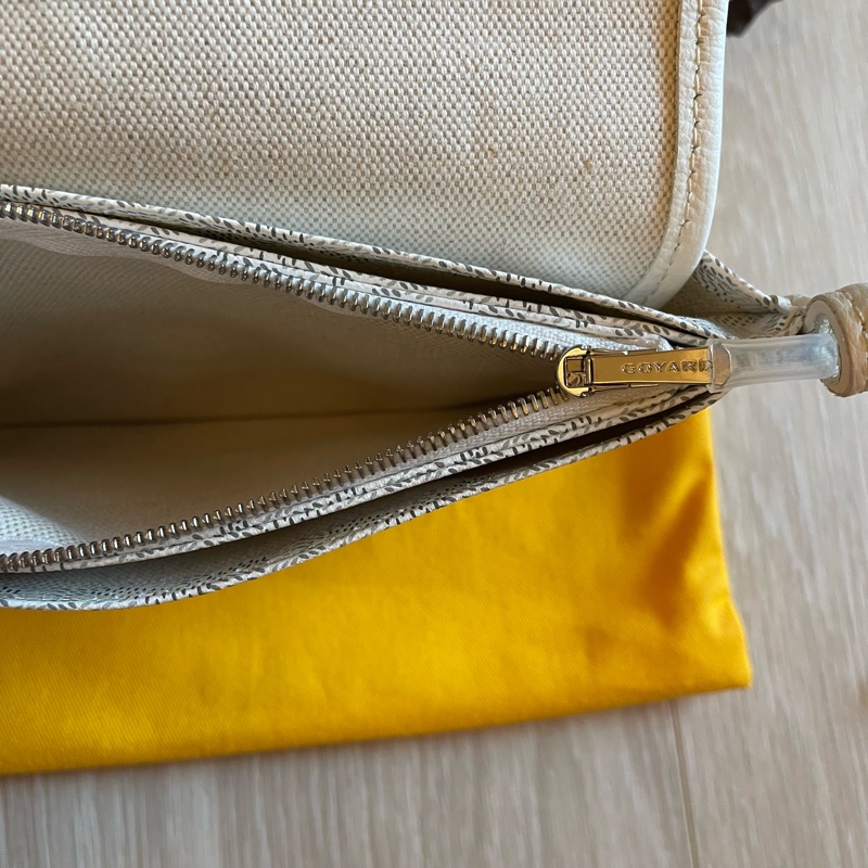 GOYARD PLUMET 白色信封包-13