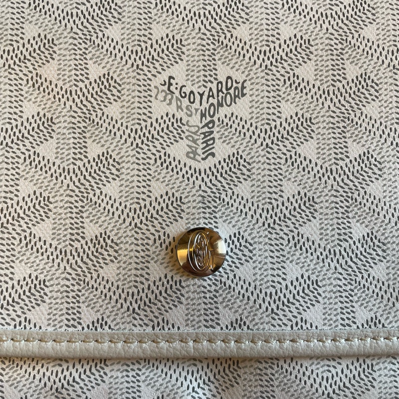 GOYARD PLUMET 白色信封包-15