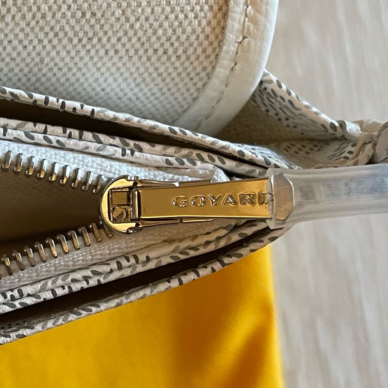 GOYARD PLUMET 白色信封包-17