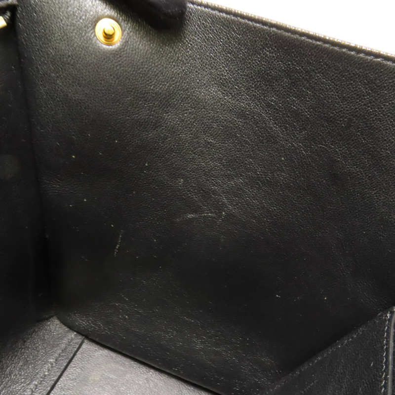 CELINE 牛皮/麂皮皮革Trapeze金扣手挽肩背兩用袋-14