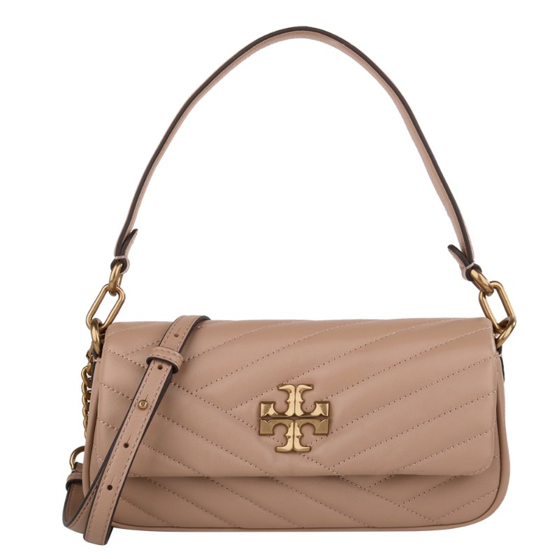 【TORY BURCH】絎縫皮革兩用包-粉紅色-4