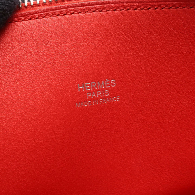 愛馬仕 Bolide 27 單肩手提包 X 047653CK Swift 皮革 Rouge tomate 二手 SHW-3