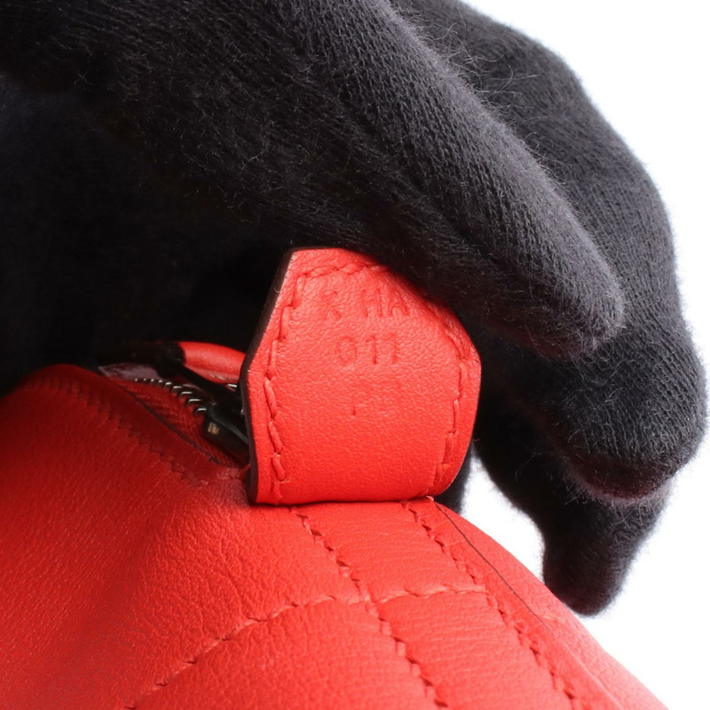 愛馬仕 Bolide 27 單肩手提包 X 047653CK Swift 皮革 Rouge tomate 二手 SHW-4