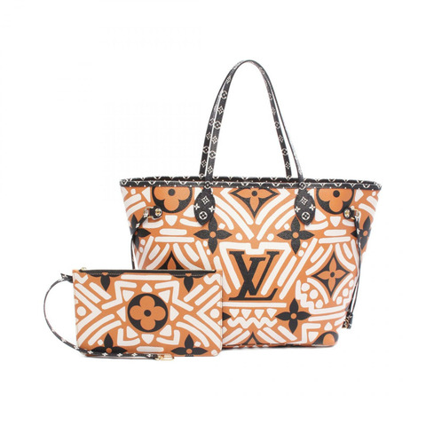 路易威登 Neverfull MM 手提單肩包 M56584 Monogram Giant Crme Caramel