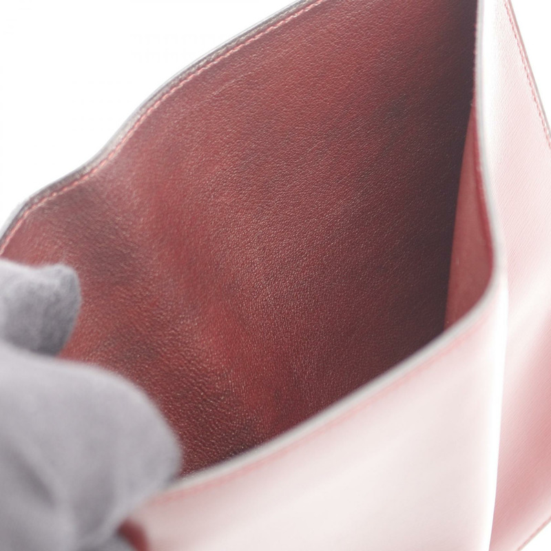 愛馬仕長版皮夾 L Box 小牛皮 Rouge H 二手-5