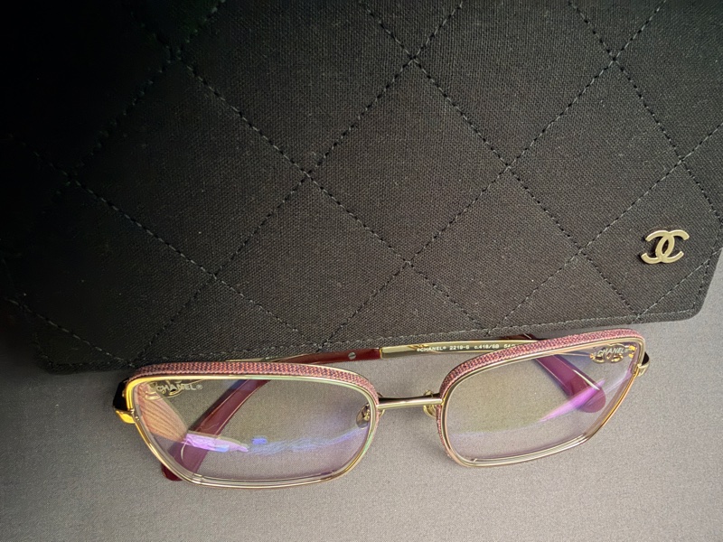 💫Chanel 2219-S 最新推出方形抗藍光眼鏡💗全新-4