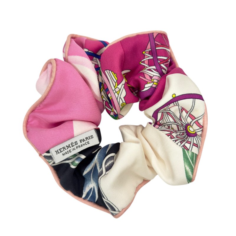 HERMES 絲質 彈性 髮圈-4