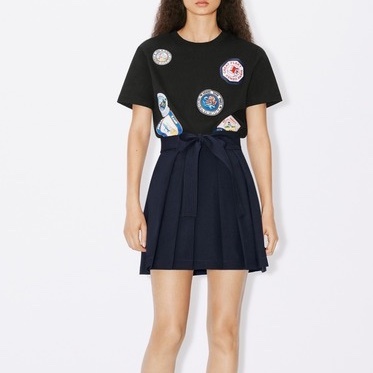 2）Kenzo正品黑色棉質上衣 XS-M可穿 9成新