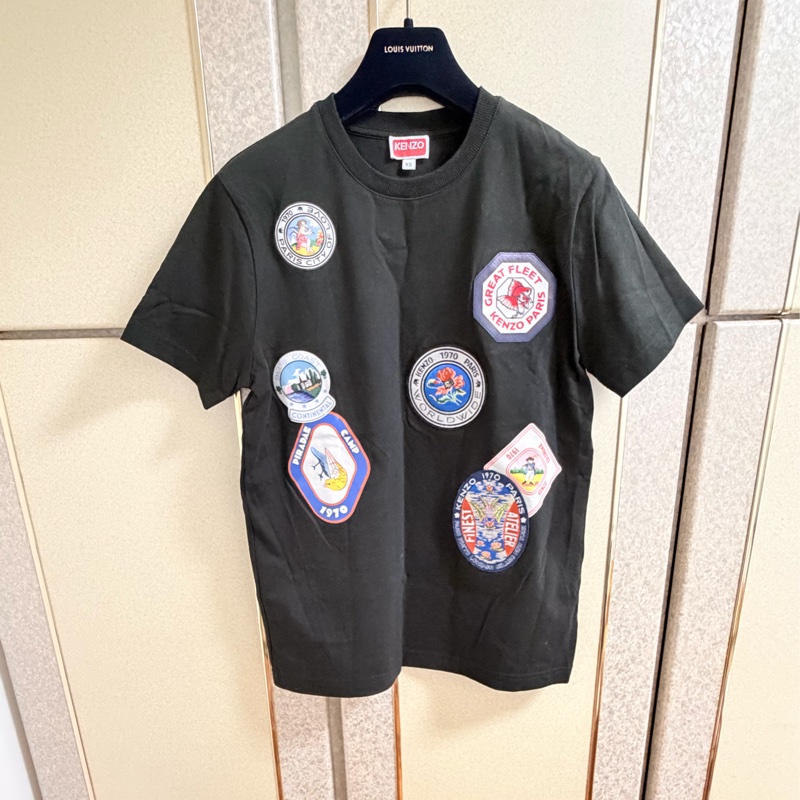 2）Kenzo正品黑色棉質上衣 XS-M可穿 9成新-3