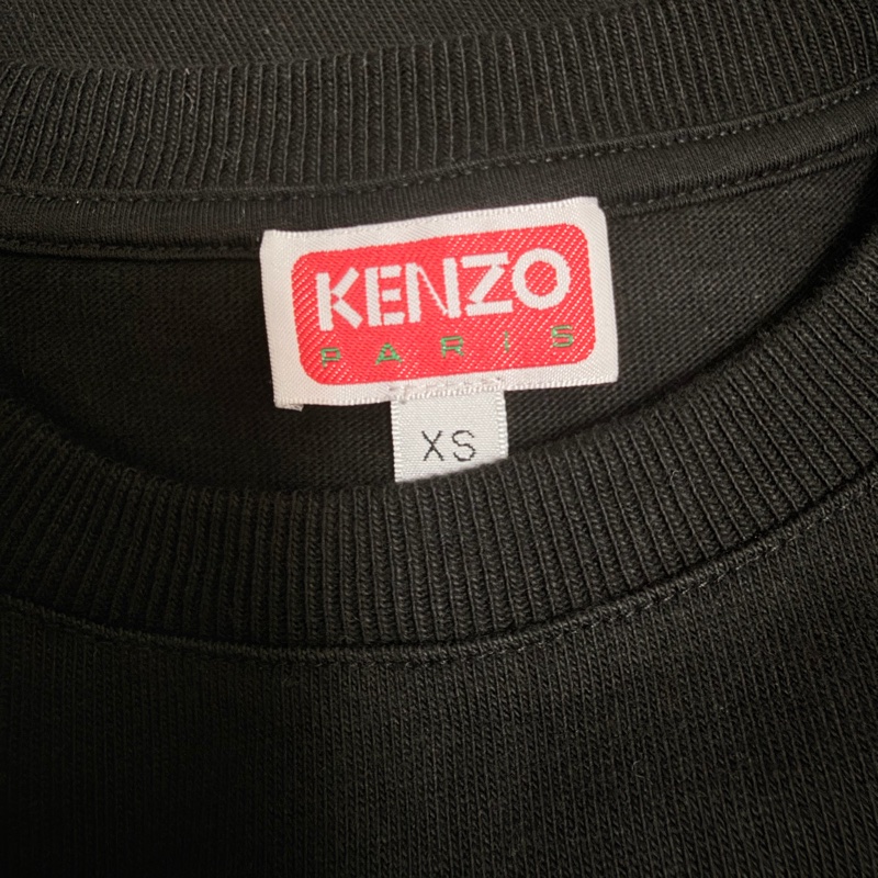 2）Kenzo正品黑色棉質上衣 XS-M可穿 9成新-5