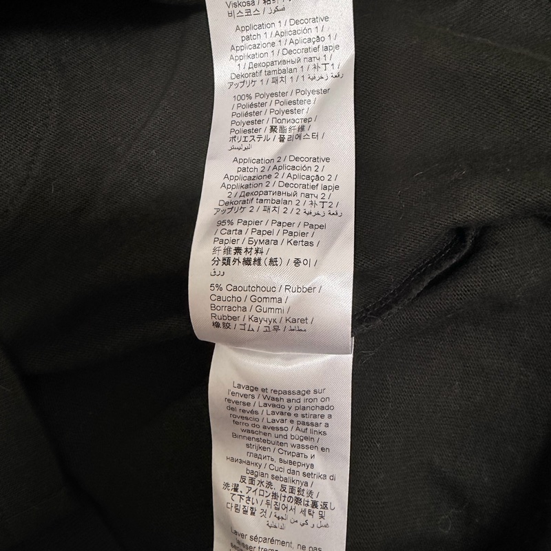 2）Kenzo正品黑色棉質上衣 XS-M可穿 9成新-8