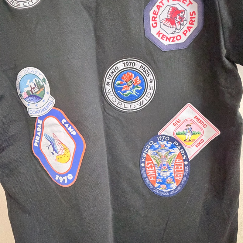 2）Kenzo正品黑色棉質上衣 XS-M可穿 9成新-9