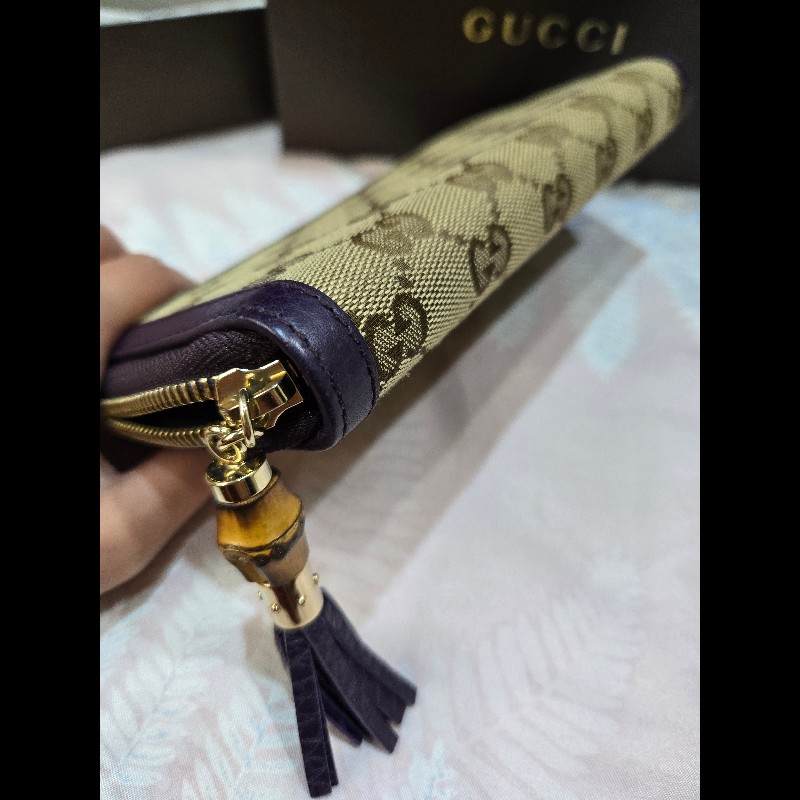 GUCCI竹節長夾-1