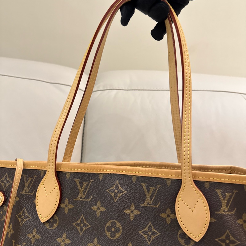 LV 路易威登 經典Neverfull MM/托特包/全新閒置美品-5