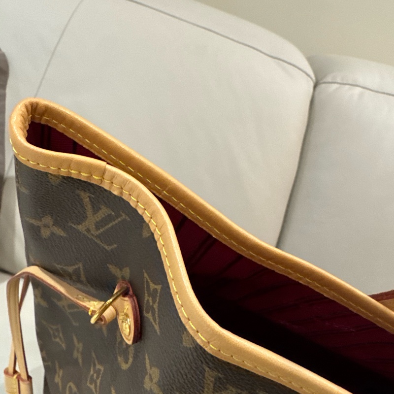 LV 路易威登 經典Neverfull MM/托特包/全新閒置美品-6