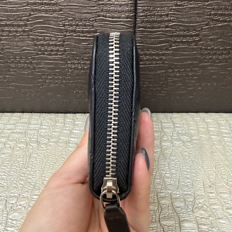 🌟全新🌟Chanel黑羊皮水鑽星星logoㄇ拉零錢包AP3728-3