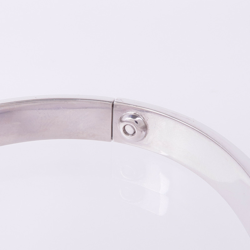 CARTIER 18K白金Love Bracelet手鐲Cartier#17-7