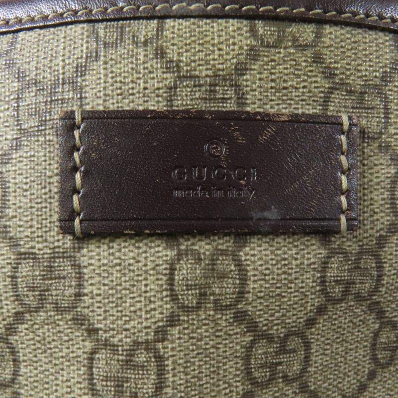 GUCCI 塗層帆布Shoulder Bag肩背袋-5