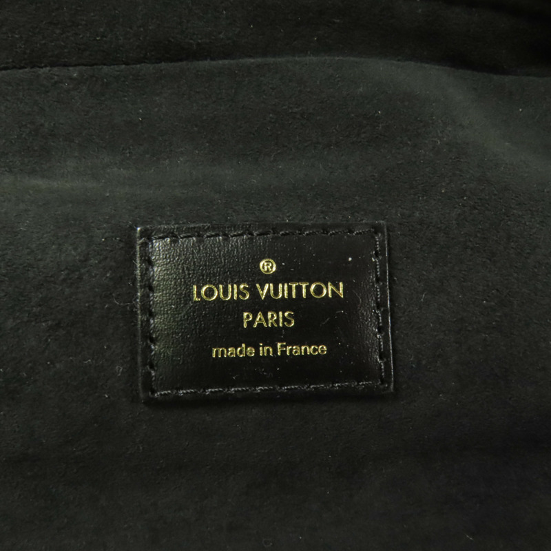 LOUIS VUITTON Monogram Reverse Vanity PM金扣手挽肩背兩用袋棕色-9