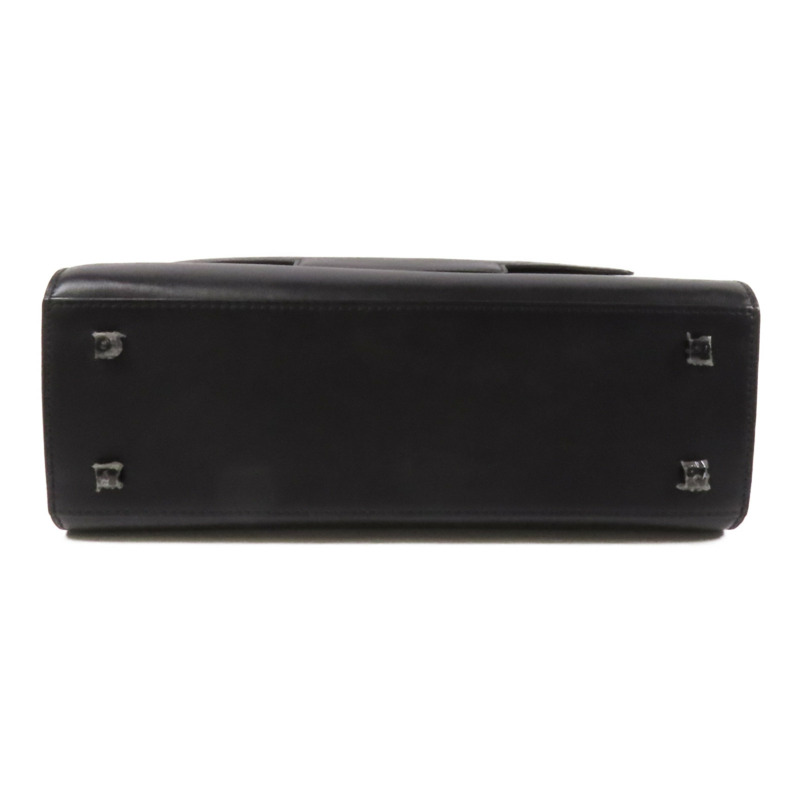 Delvaux 牛皮皮革Tempete MM手挽肩背兩用袋-3