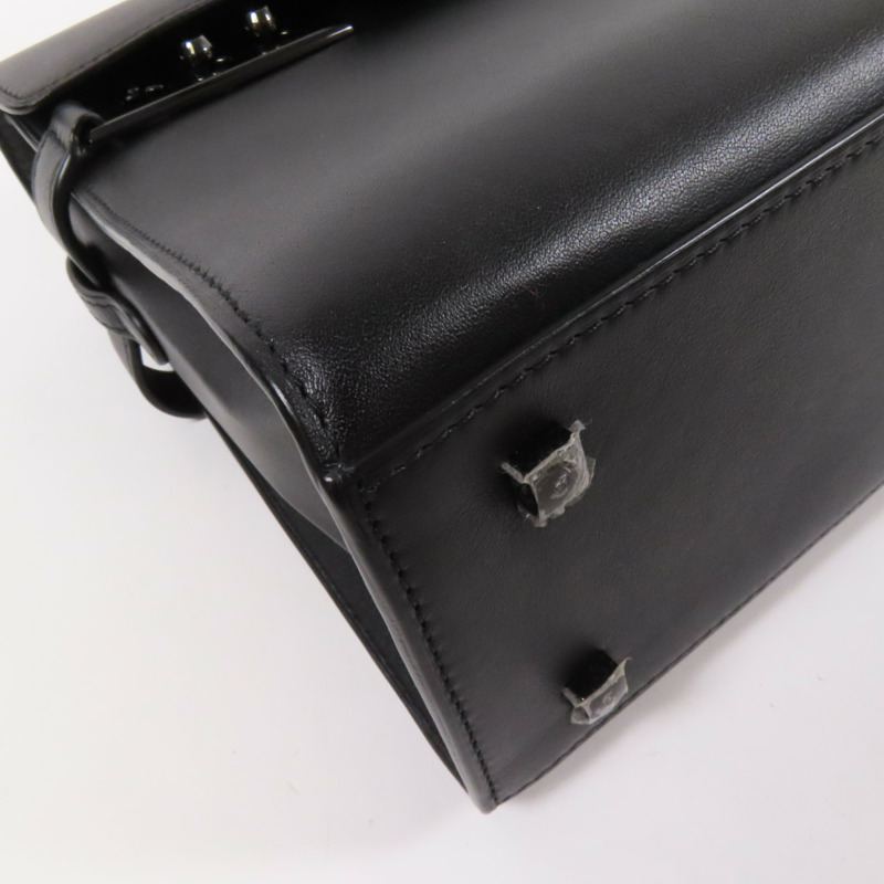 Delvaux 牛皮皮革Tempete MM手挽肩背兩用袋-13