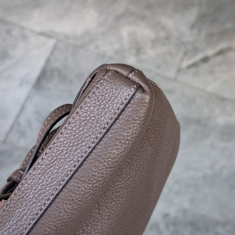 Tory Burch深灰色牛皮流蘇斜背包-5