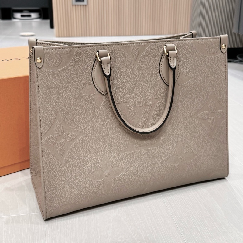 LV onthego MM中號大象灰-3