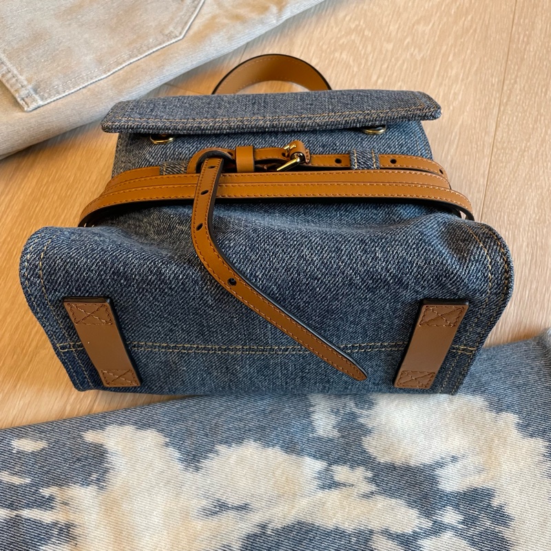 Moschino Tie Me bag in denim 牛仔手提包/斜背包-8