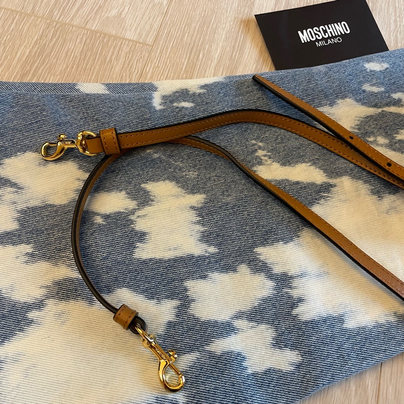 Moschino Tie Me bag in denim 牛仔手提包/斜背包-20