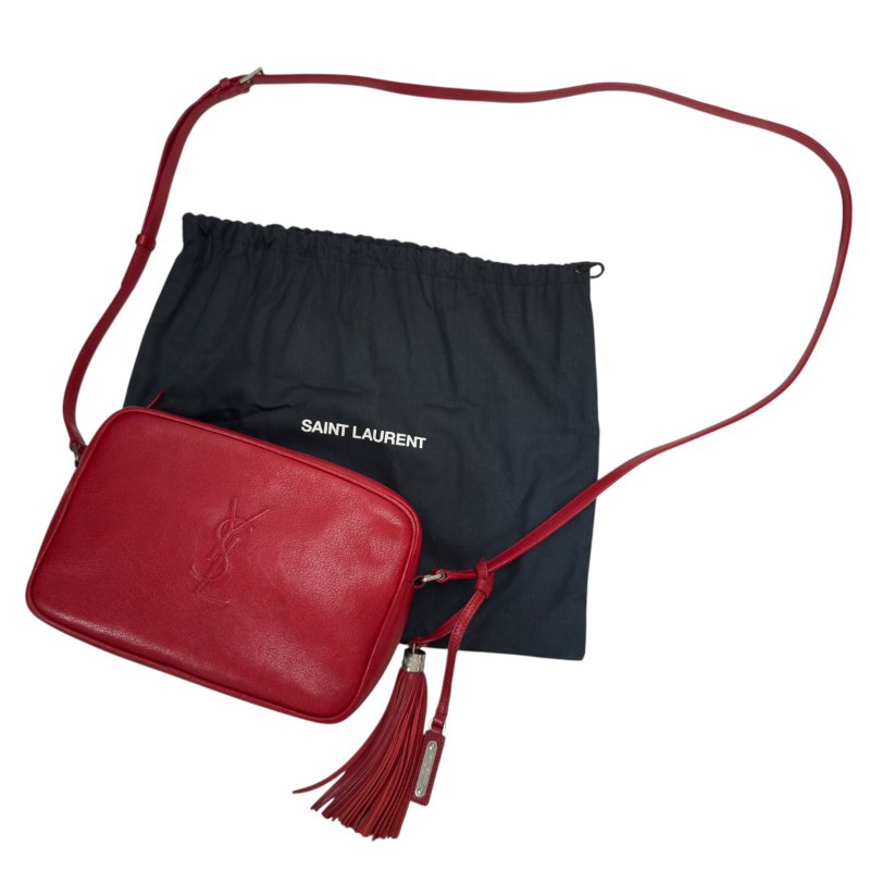 SAINT LAURENT 流蘇 斜揹袋-1